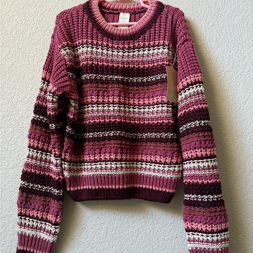 Cozy Knit Striped Sweater for Kids